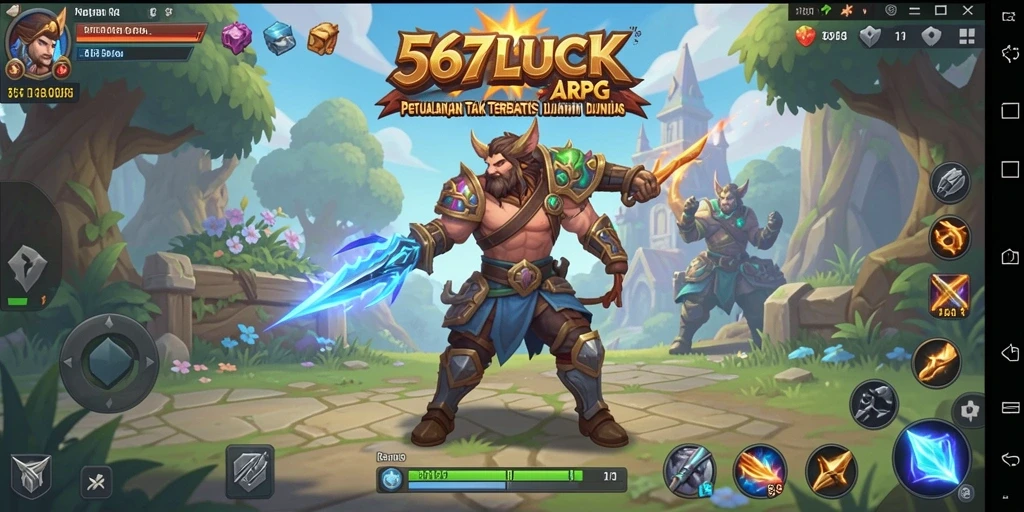 Gameplay seru dan menantang dalam 567LUCK ARPG.