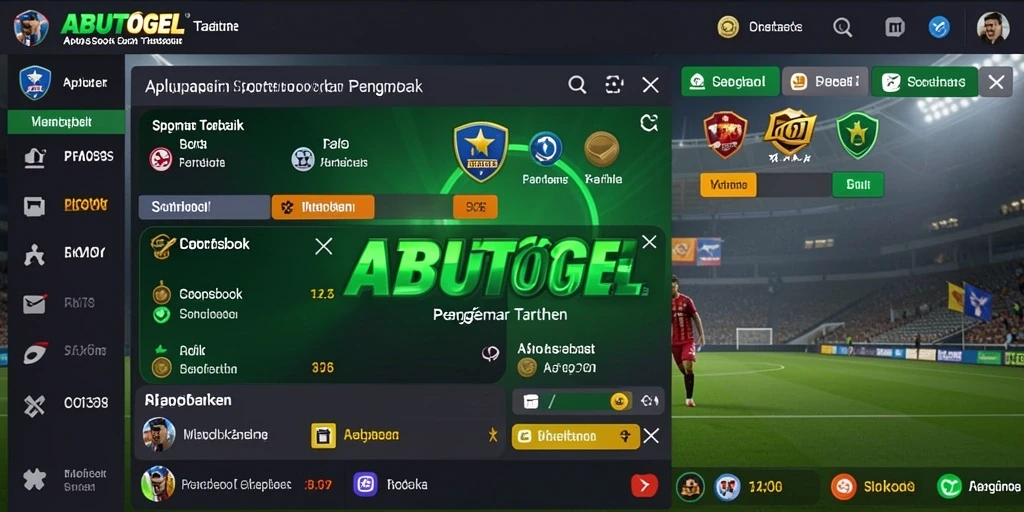 Tampilan gameplay ABUTOGEL dengan taruhan olahraga yang menarik.
