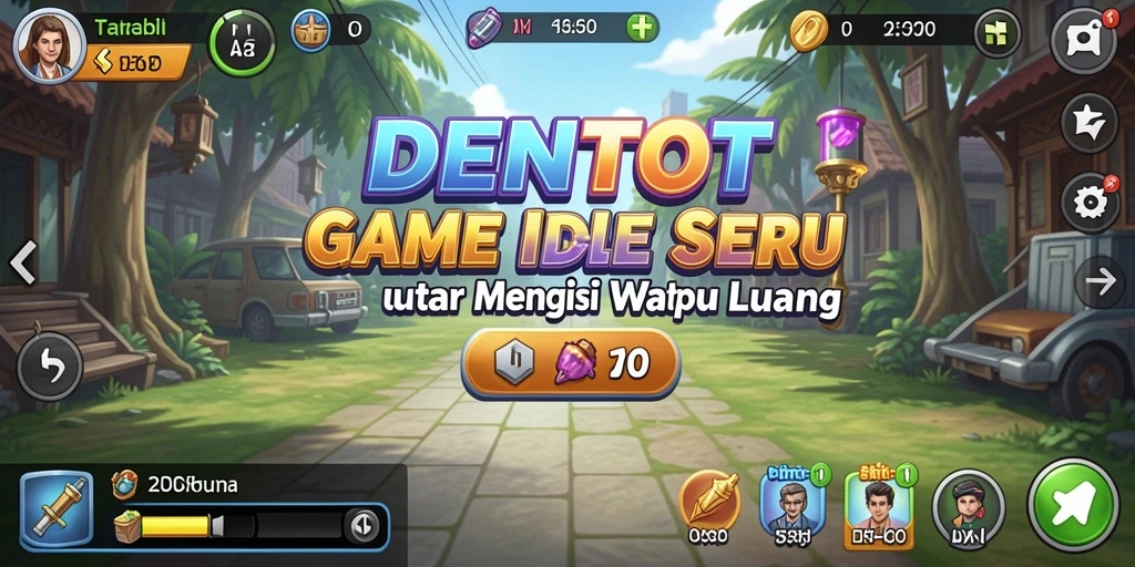 Tampilan gameplay DENTOTO yang seru dan menghibur.