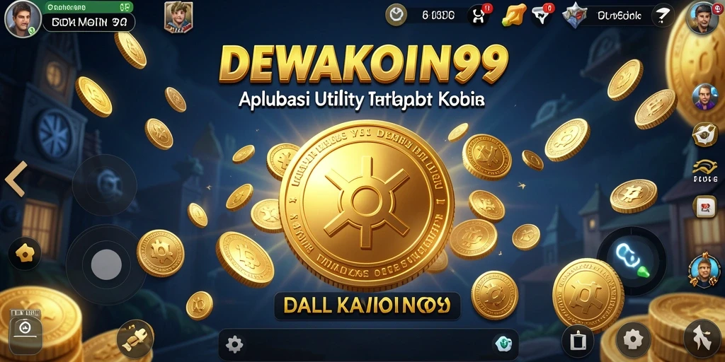 Tampilan antarmuka DEWAKOIN99 yang modern dan user-friendly.