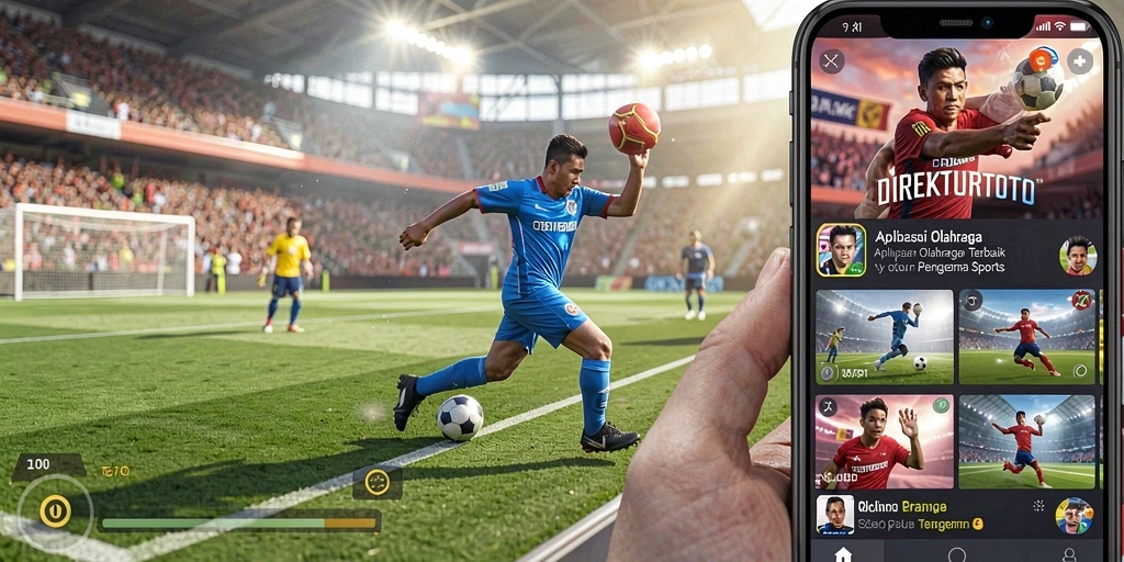 Tampilan gameplay <strong>DIREKTURTOTO</strong> yang menampilkan aksi olahraga seru.