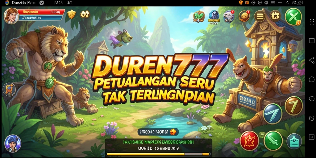 Tangkapan layar gameplay yang menarik dari DUREN777 dengan aksi petualangan seru.