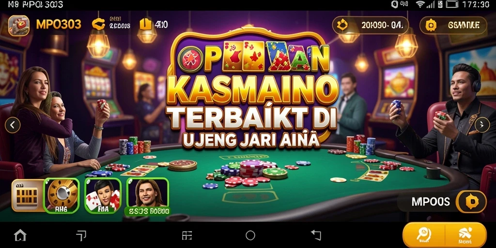 Tampilan gameplay MPO303 dengan berbagai permainan kasino yang menarik.