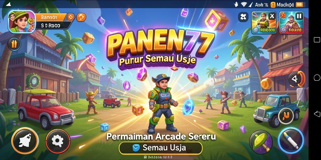 Tampilan gameplay PEMAIN 77 yang penuh aksi dan menyenangkan.
