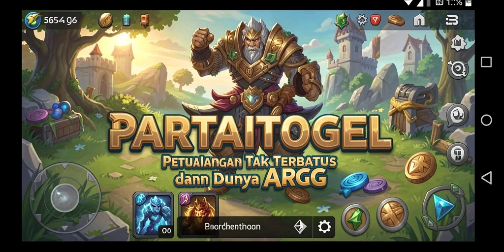 Tampilan menarik dari gameplay <strong>PARTAITOGEL</strong> saat bertarung melawan monster di dunia fantasi.