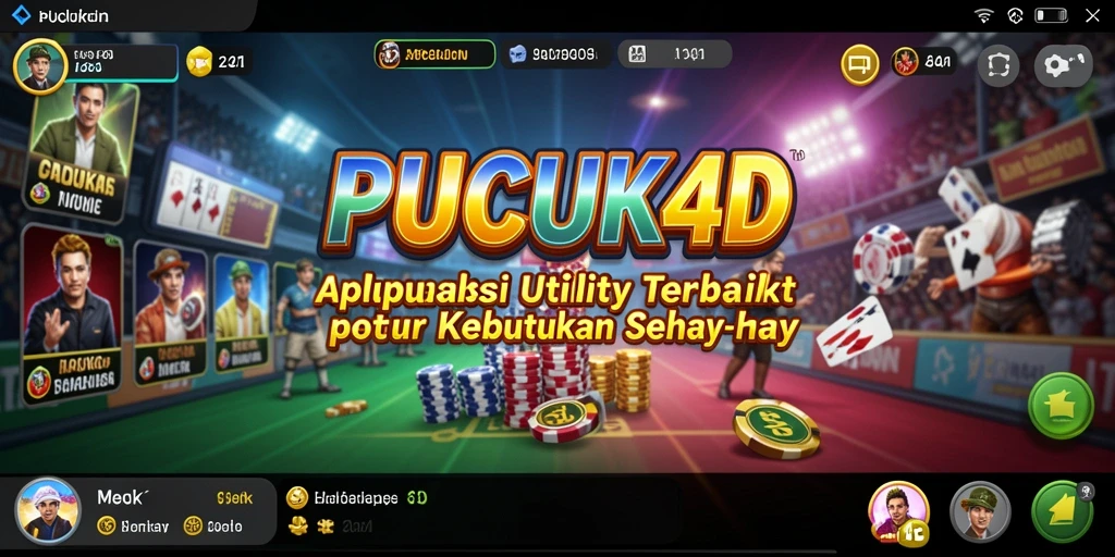 Tampilan antarmuka PUCUK4D yang simpel dan fungsional.
