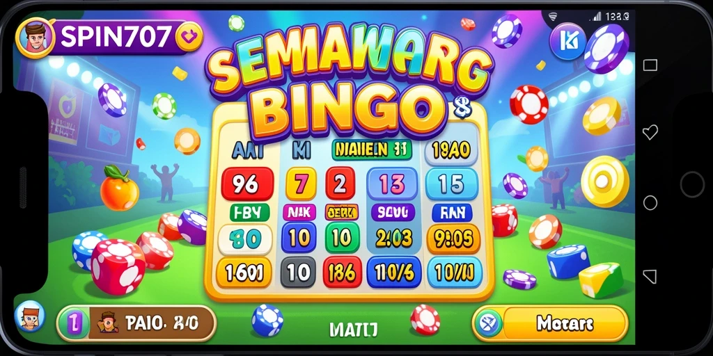 Tampilan gameplay yang menarik dan seru dari SPIN707 Bingo.