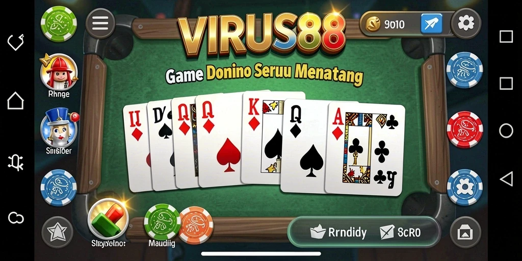 Tampilan gameplay seru dalam VIRUS88 yang mengasyikkan.