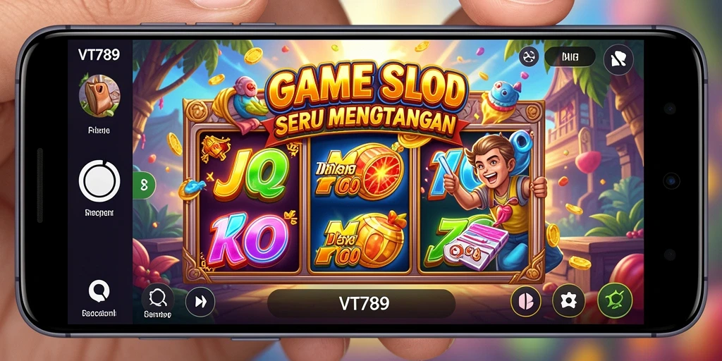 Tampilan gameplay utama VT789 yang mendebarkan dalam slot.